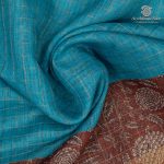 Fancy Linen Sarees - Light Blue SASFS36657 - Image 2
