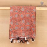 Fancy Linen Sarees - Copper Brown SASFS36658