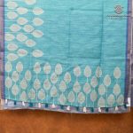 Fancy Linen Sarees - Light Blue SASFS36663 - Image 4