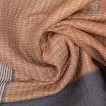 Fancy Linen Sarees - Dark Beige SASFS36668 - Image 2