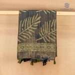 Fancy Raw Silk Saree - Black SASFS36670