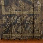 Fancy Raw Silk Saree - Black SASFS36670 - Image 4