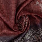 Fancy Linen Sarees - Maroon SASFS36673 - Image 2