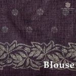 Fancy Linen Sarees - Maroon SASFS36673 - Image 3