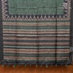 Fancy Linen Sarees - Green SASFS36675 - Image 4