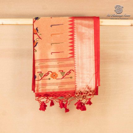 Jamdani Sarees - Red SASFS36875