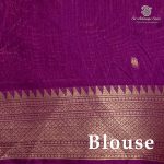 Jamdani Sarees - Dark Violet SASFS36876 - Image 3