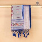 Jamdani Sarees - Royal Blue SASFS36877