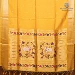 Jamdani Sarees - Mustard Yellow SASFS36879 - Image 4