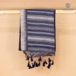 Jamdani Sarees - Dark Blue SASFS36889