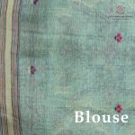 Jamdani Sarees - Light Blue SASFS36893 - Image 3