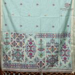 Jamdani Sarees - Light Blue SASFS36893 - Image 4