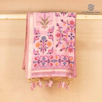 Jamdani Sarees - Light Pink SASFS36894