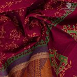 Dance Practice Sarees - Burgundy SASDS36942 - Image 2