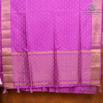 Fancy Raw Silk Saree - Dark Orchid SASFS36595 - Image 3