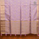 Fancy Raw Silk Saree - Light Lilac SASFS36596 - Image 3
