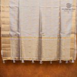 Fancy Raw Silk Saree - Silver SASFS36597 - Image 3