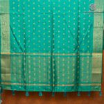 Fancy Raw Silk Saree - Sea Green SASFS36599 - Image 3