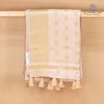 Fancy Raw Silk Saree - Beige cream SASFS36600