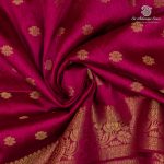 Fancy Raw Silk Saree - Burgundy SASFS36602 - Image 2