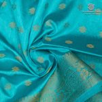 Fancy Raw Silk Saree - Light Blue SASFS36603 - Image 2