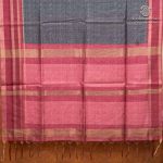 Fancy Raw Silk Saree - Grey SASFS36605 - Image 4