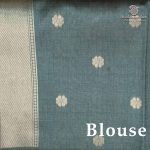 Fancy Raw Silk Saree - Pale Blue SASFS36610 - Image 3
