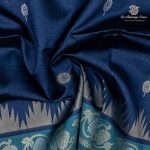 Fancy Raw Silk Saree - Blue SASFS36615 - Image 2