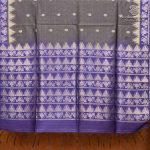 Fancy Raw Silk Saree - Grey SASFS36616 - Image 4