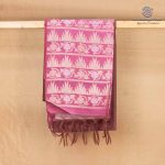 Fancy Raw Silk Saree - Brown SASFS36617