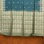 Fancy Raw Silk Saree - Green SASFS36618 - Image 4