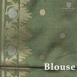Fancy Raw Silk Saree - Green SASFS36618 - Image 3