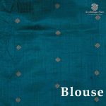 Fancy Raw Silk Saree - Blue SASFS36622 - Image 3