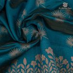 Fancy Raw Silk Saree - Blue SASFS36622 - Image 2