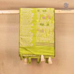 Fancy Raw Silk Saree - Lime Green SASFS36623