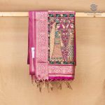 Fancy Raw Silk Saree - Dark Majenta SASFS36629