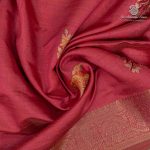 Fancy Raw Silk Saree - Hot Pink SASFS36631 - Image 2