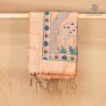 Fancy Raw Silk Saree - Light Orange SASFS36638