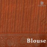 Fancy Raw Silk Saree - Orange SASFS36639 - Image 3