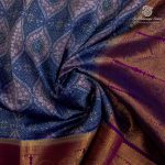 Semi Mysore Silk Sarees - Dual Shade Blue SASFS36642 - Image 2