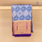 Semi Mysore Silk Sarees - Dual Shade Blue SASFS36642