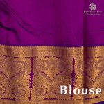 Semi Mysore Silk Sarees - Dual Shade Blue SASFS36642 - Image 3