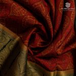 Semi Mysore Silk Sarees - Rust Orange SASFS36643 - Image 2