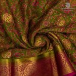 Semi Mysore Silk Sarees - Pea Green SASFS36645 - Image 2