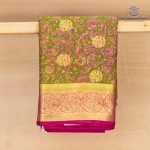 Semi Mysore Silk Sarees - Pea Green SASFS36645