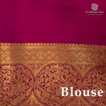 Semi Mysore Silk Sarees - Pea Green SASFS36645 - Image 3