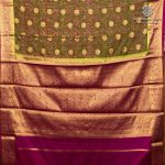 Semi Mysore Silk Sarees - Pea Green SASFS36645 - Image 4