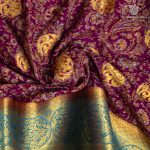 Semi Mysore Silk Sarees - Purple SASFS36646 - Image 2