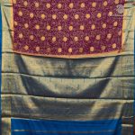 Semi Mysore Silk Sarees - Purple SASFS36646 - Image 4
