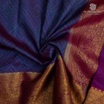 Semi Mysore Silk Sarees - Dual Shade Purple SASFS36650 - Image 2